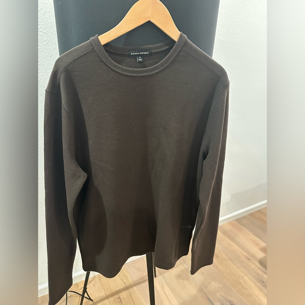 Banana Republic Dark Brown Long Sleeve Shirt